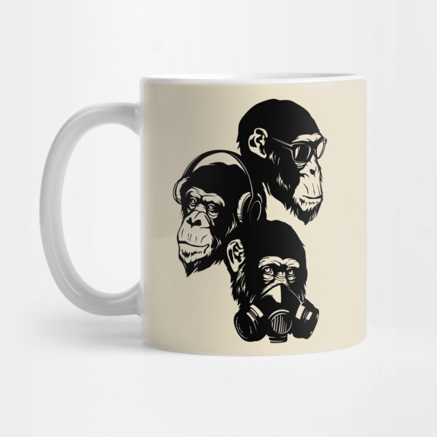 Three Monkey by TurkeysDesign